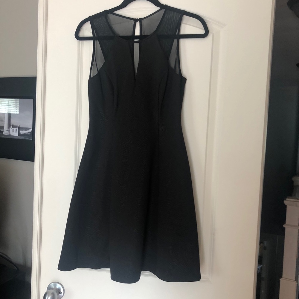 4/$25 GUESS Black Dress with Mesh
